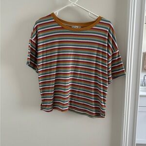 Pink Republic Multicolor Striped Top